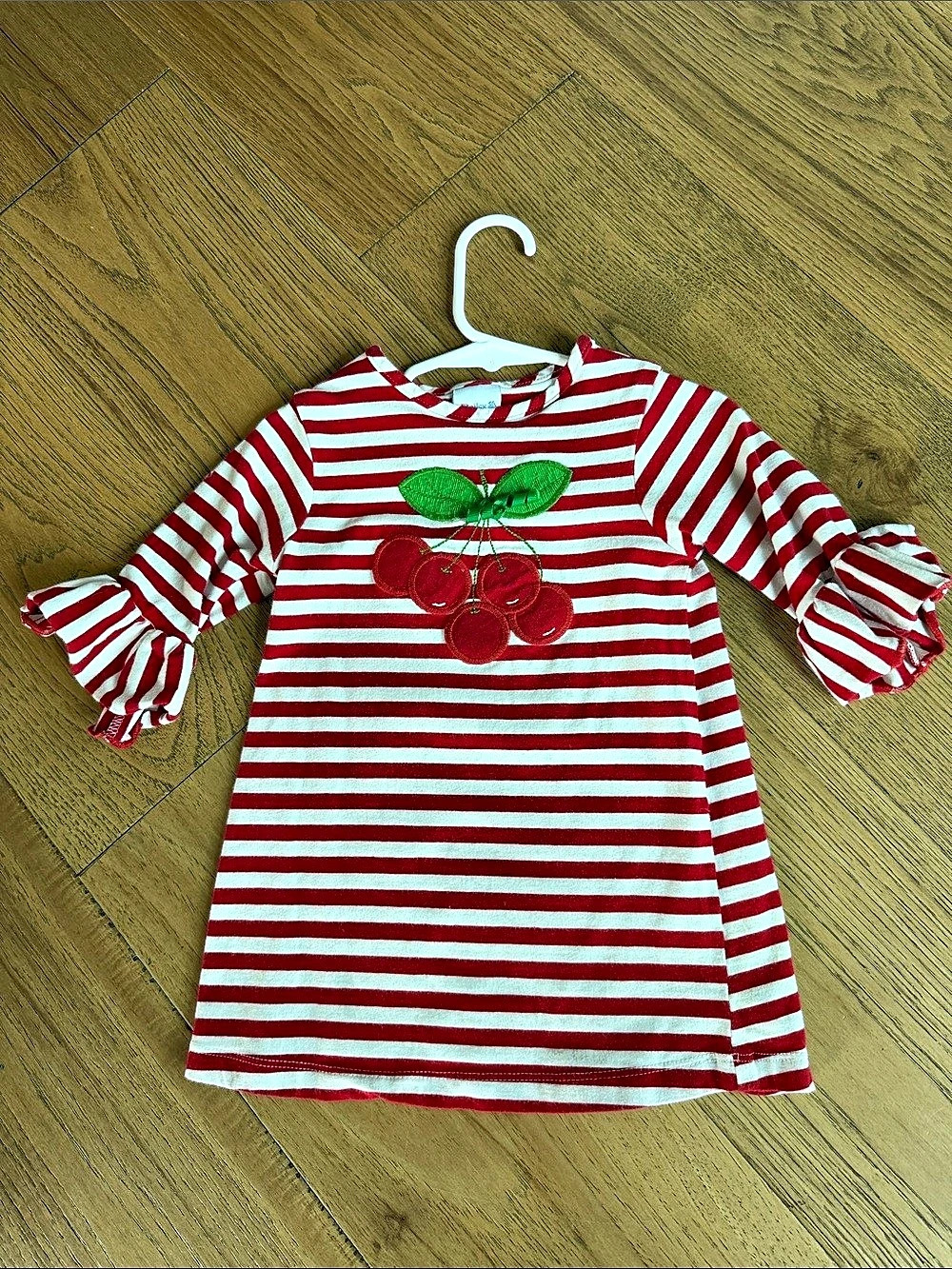Bailey Boys Girls' Striped Cherry Dress Size 2T